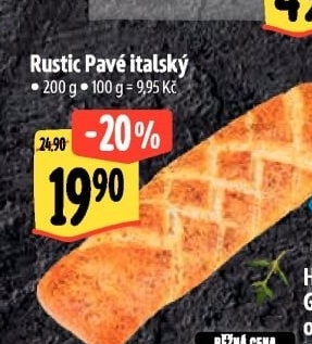 Pečivo Rustic Pavé