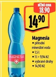 Přírodní voda Magnesia