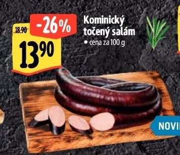 Salám kominický točený