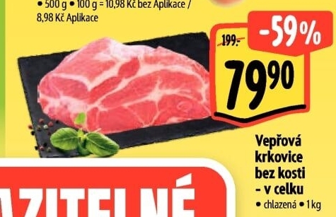 Vepřová krkovice bez kosti
