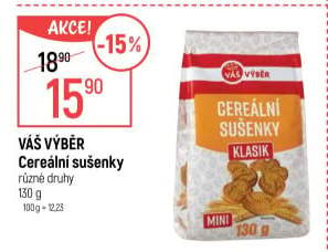 Cereální sušenky Váš Výběr