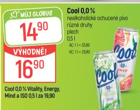 Nealkoholické pivo ochucené Staropramen Cool