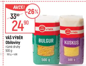 Obiloviny váš Výběr