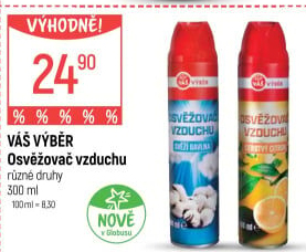 Osvěžovač vzduchu Váš Výběr