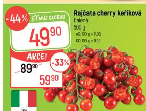 Rajčata cherry keříková
