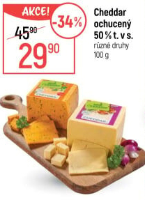 Sýr cheddar ochucený