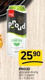 Pivo světlý ležák Proud