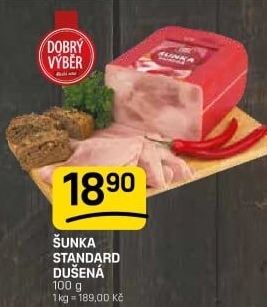 Šunka dušená standard Dobrý Výběr