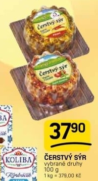 Sýr čerstvý v koření Kromilk