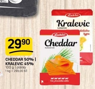 Sýr Cheddar 50% Laktos