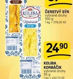 Sýr korbáčik Koliba Bystřice pod Hostýnem