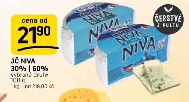Sýr Niva Jihočeská Madeta