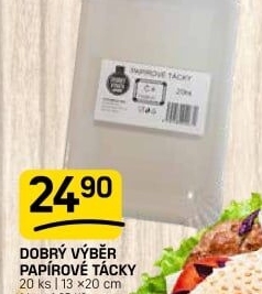Tácky papírové Dobrý Výběr