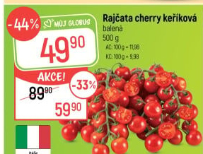 Rajčata cherry keříková