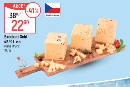Sýr Excelent Gold 48%