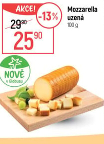 Sýr Mozzarella cihla uzená