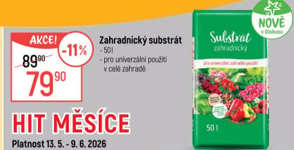 Zahradnický substrát