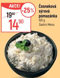 Česneková pomazánka se sýrem