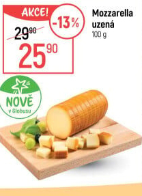 Sýr Mozzarella cihla uzená