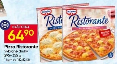 Pizza mražená Ristorante Dr. Oetker