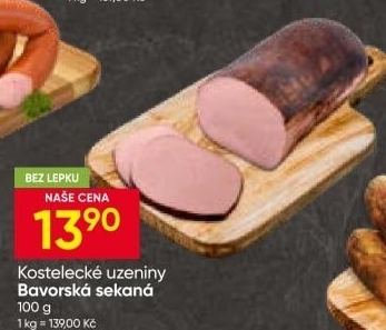 Sekaná bavorskáKostelecké uzeniny