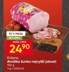 Šunka Amálka nejvyšší jakosti Krásno