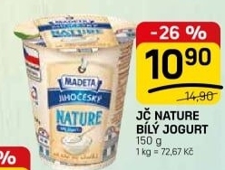 Bílý jogurt Nature jihočeský Madeta