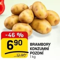 Brambory konzumní pozdní