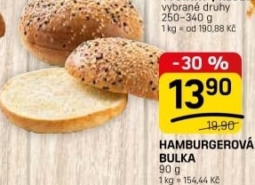 Bulka na hamburger