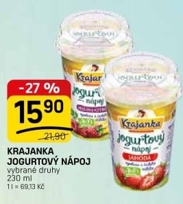 Jogurtový nápoj Krajanka