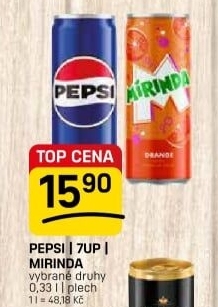 Limonáda Pepsi
