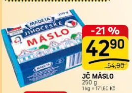 Máslo Jihočeské Madeta