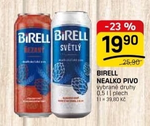 Nealkoholické pivo Birell