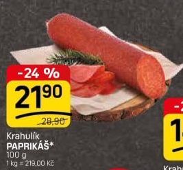 Salám Paprikáš Krahulík