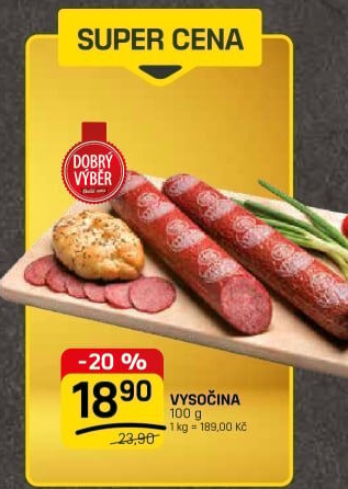 Salám vysočina Dobrý Výběr