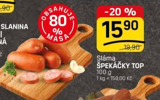 Špekáčky Top Sláma