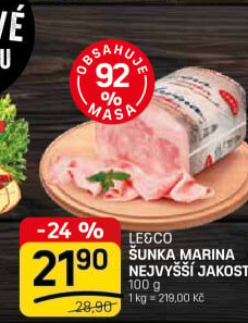 Šunka Marina nejvyšší jakosti LE&amp