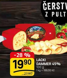 Sýr 45% Lacki Dammer