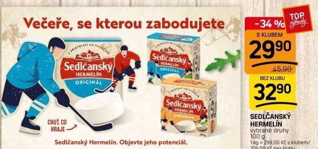 Sýr Hermelín Sedlčanský