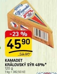 Sýr královský Kamadet Jihočeský Madeta