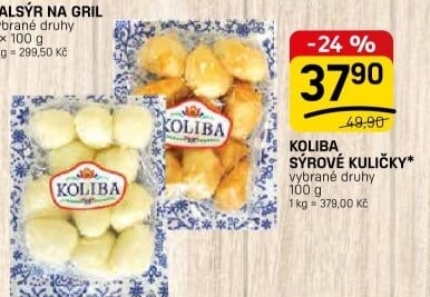Sýrové kuličky Koliba Bystřice pod Hostýnem