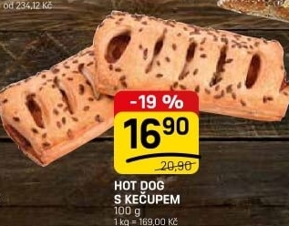 Taštička hot dog