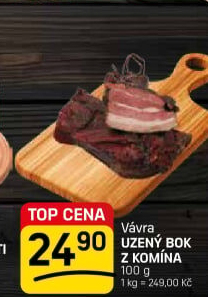 Uzený bok z komína Uzenářství Vávra