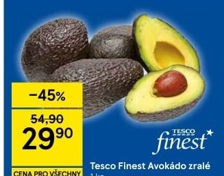 Avokádo Tesco Finest