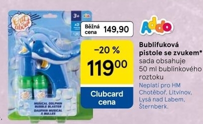 Bublifuková pistole Addo