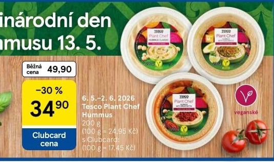 Hummus Tesco Plant Chef