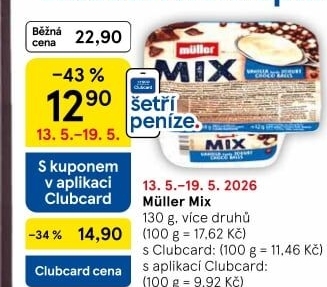 Jogurt Müller Mix
