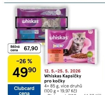 Kapsičky pro kočky Whiskas