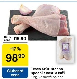 Krůtí stehna Tesco
