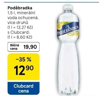 Ochucená voda Poděbradka